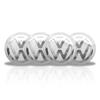 2026 New 4Pc 56mm  Car Wheel Center Hub Caps Badge Sticker Accessories For VW Volkswagen Golf Polo Passat Touran Jetta Accessory zs2