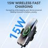 Wozinsky Wumid Phone Holder With 15W Inductive Charger For Car Dashboard - Black