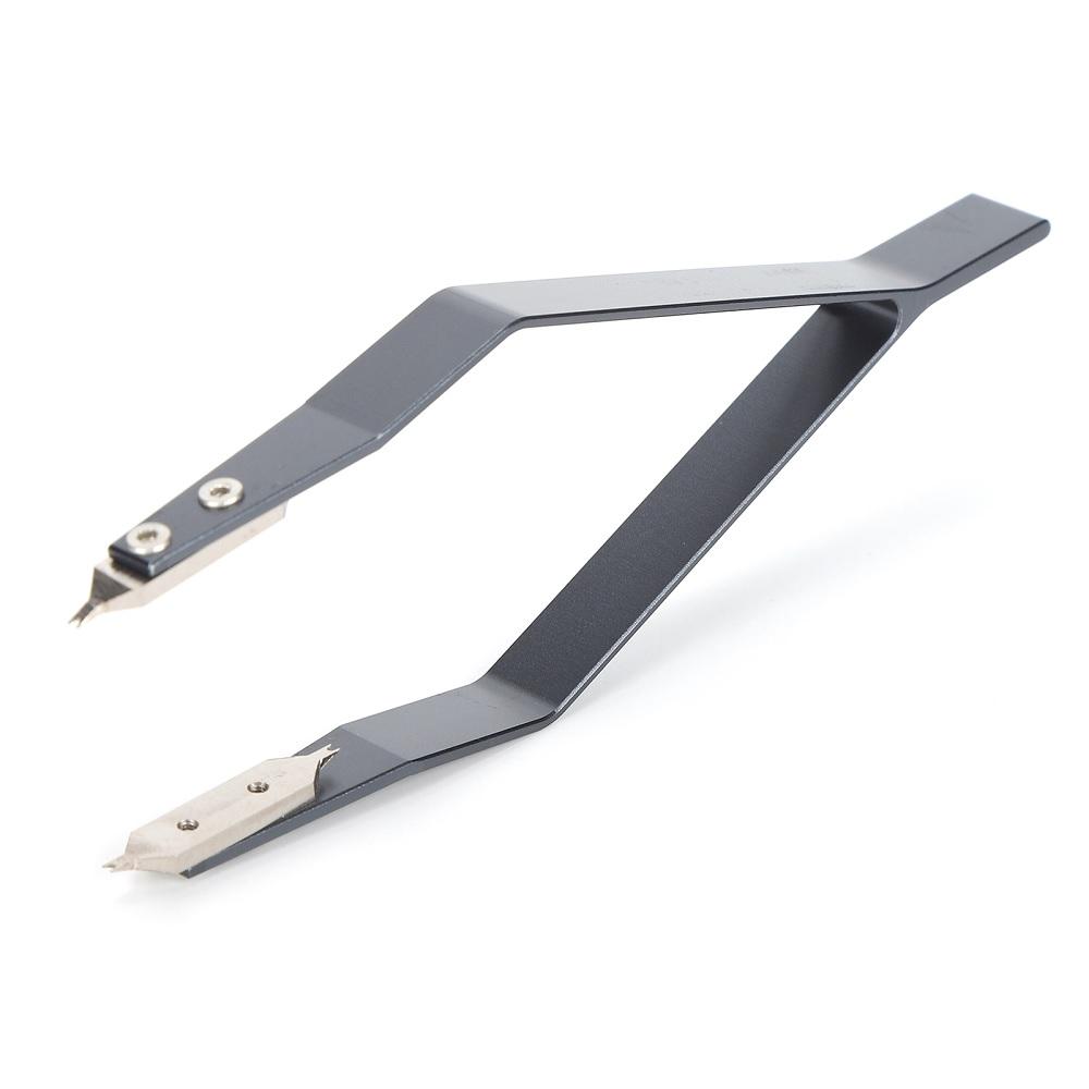 Нержавеющая сталь 7825 V-образный пинцет для часов с пружинным стержнем V-образной формы для ремонта часов