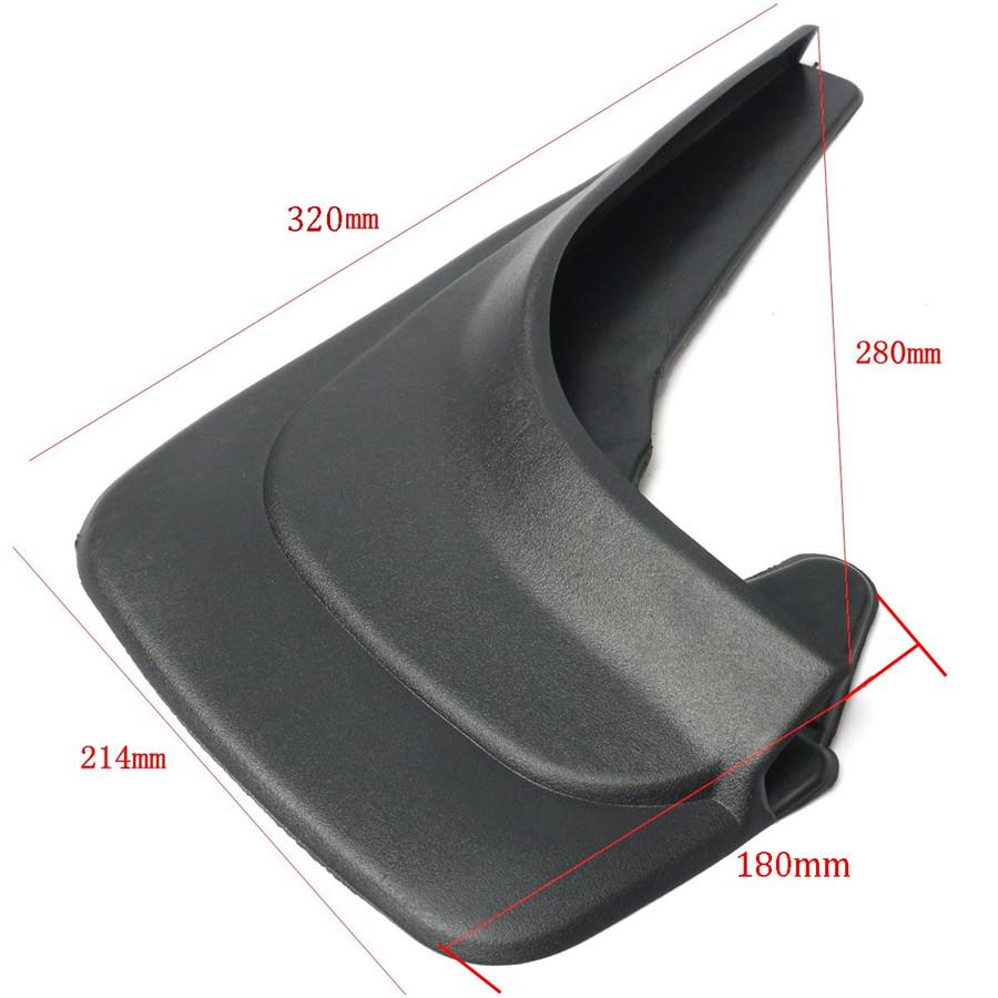 New Universal Mud Flap Mudflaps Splash Guards Fender For Peugeot FIAT Citroen Ford
