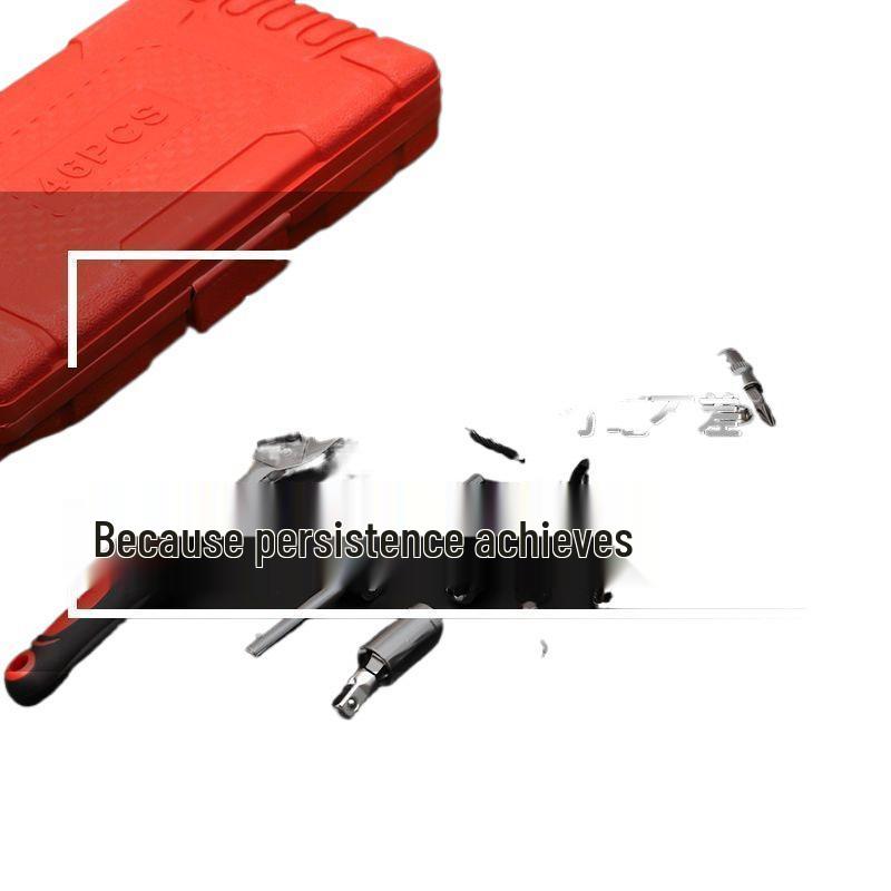 Набор многофункциональных трещоточных ключей из 46 предметов для ремонта автомобилей и мотоциклов