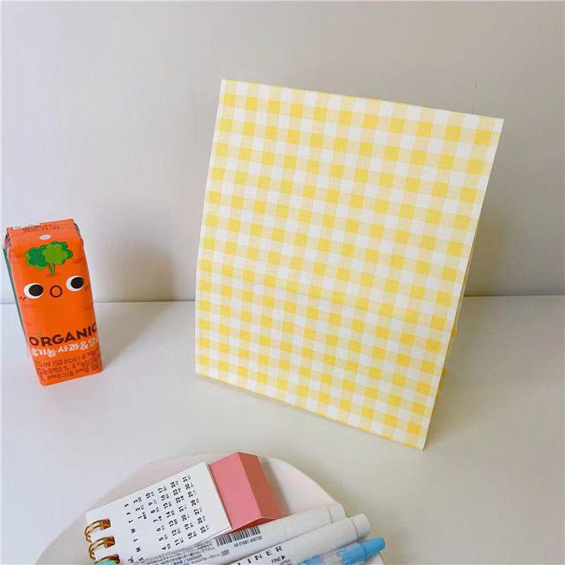 Корейский стиль цветной клетчатый крафт-мешок для свадебного подарка