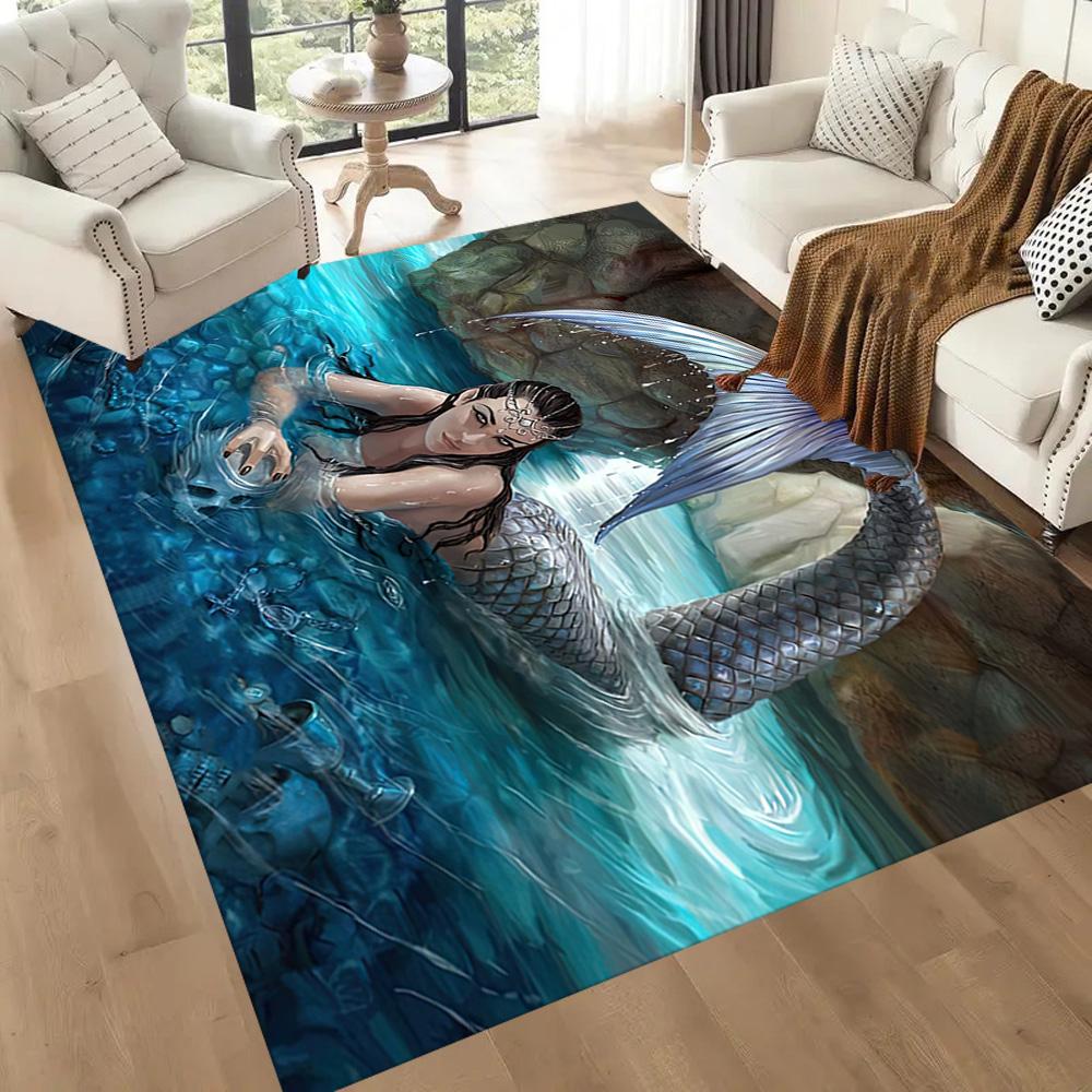 Gothic Style Carpet Perfect for Living Rooms Entryway Hallway Playrooms Antislip Carpet Anime Office Decor Luxury Gift for Birthday, Christmas, Weddin