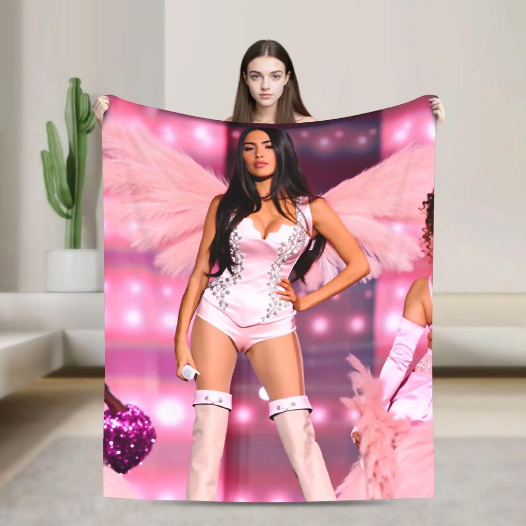 Madisons Beers Soft Blanket for Travel Sofa Bed  Funny Plane Design Flannel Throw for Living Room Bedroom Couch Cover