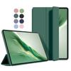 Luxury Business Flip Leather Tablet Case for Honor MagicPad 2 Case 12.3 Inch Trifold Candy Solid Color PU Soft Skin Feel Shockproof Protect Cover