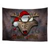 Трансграничный домашний гобелен для гостиной, рождественские украшения, огни, гобелен с изображением лося