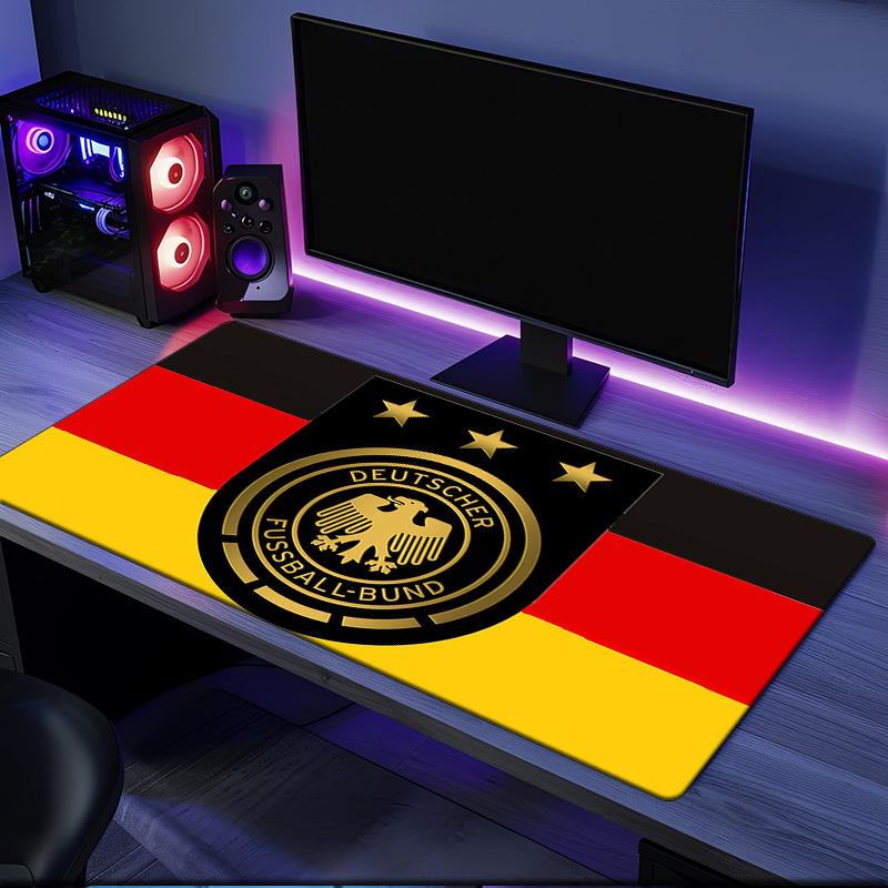 German Football Federation Emblem mouse pad, rubber base, esports desk mat, mouse pad for gamers and office use, gaming desk , easy to clean mat