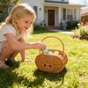 This Plastic Rattan Suitcase Is Perfect For Picnics, Easter, Organizing, And Other Occasions.