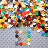 200PCS 1x1 Bricks Flat Tile Smooth 1*1 Building Blocks DIY Educational Creative Parts Toy for Kids Compatible 3070
