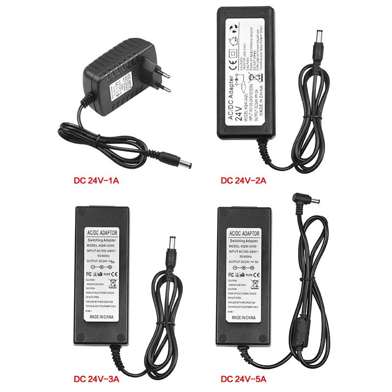 DC 12V 24V Lighting Transformer AC 110V 220V Switching Power Supply 1A 2A 3A 5A LED Power Adapter For CCTV LED Lamp