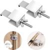 Portable Door Stopper Stainless Self-Defense Doorstop Lock Travel Anti-theft Childproof Safety Home Latch Hotel Door Lock