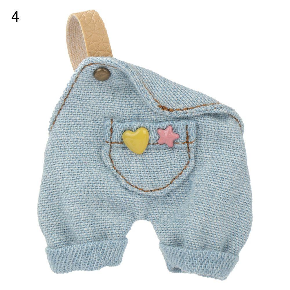 Toys Casual Wears Doll Trousers Casual Pants Clothes Accessories Fashion Jeans Overalls T-shirt