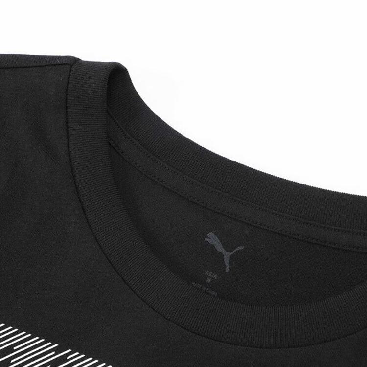 New PUMA GRAPHICSWORDING T Shirt Men's Black 01 634354-01