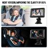 Baby Car Mirror, 1080P Baby Monitor with Camera USB Plug, 4.3  Baby Camera with Night Vision, 150 degrees  Wide View