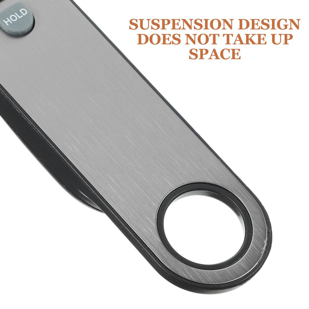 Electronic Measuring Spoon Grey Ergonomic Plastic Handle Digital Kitchen Scale Spoon Portable Electronic Scale For Baking