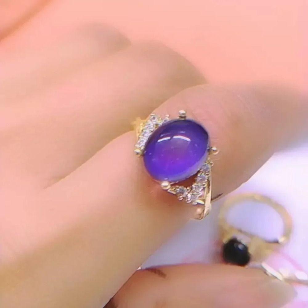Temperature Control Color Changing Color Ring Moon Stone Color Changing Mood Ring Couples