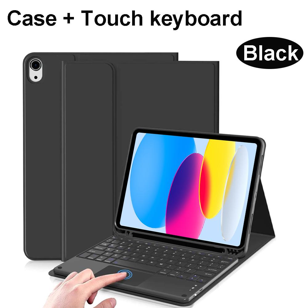Case for iPad A16 11 Inch A3355 A3356 A3354,Bluetooth Keyboard cover for iPad 10th 10.9 Inch A2696 A2757 A2777 A3162