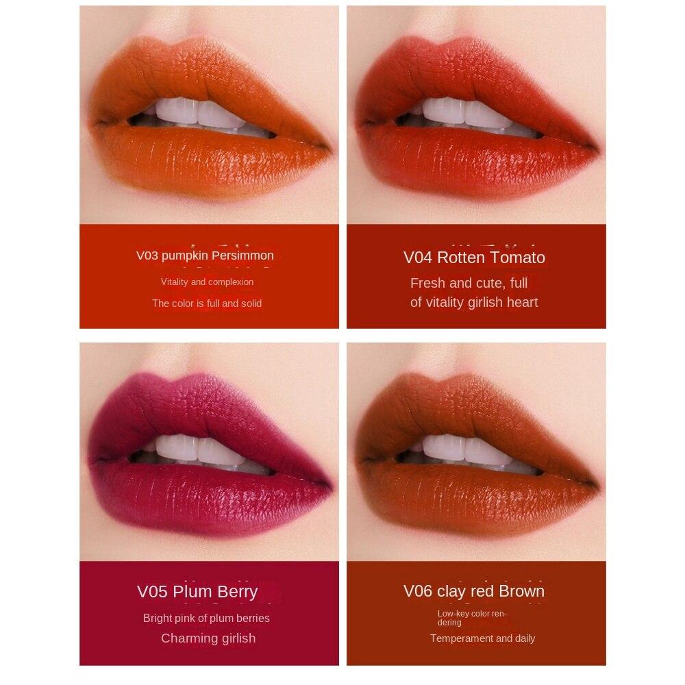 VIBELY Matte & Mist Velvet Lip Glaze Air Mist Waterproof Long Lasting White Lipstick