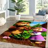 Masha Bear Area Rug Suitable for Dormitory Study room Kitchen Foyer Antislip Carpet Decorate Offices Perfect Gift for Women/Men