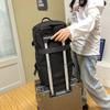 Trendy and cool large-capacity backpack, outdoor sports and fitness bag, simple and casual universal shoulder travel bag