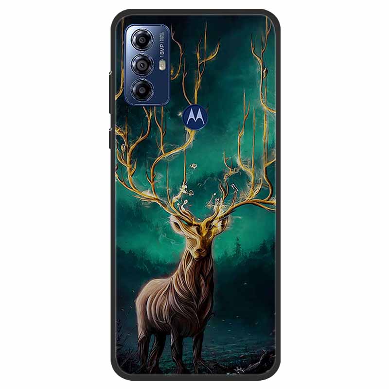 Чехол для Motorola Moto G Play 2023 Мягкий силиконовый задний чехол для Moto G Play 2023 Чехол GPlay 2023 Черная крышка для телефона