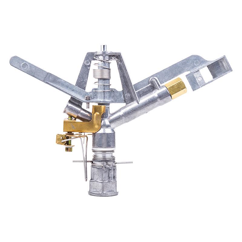 1" 360° Zinc Alloy Rotary Sprinkler for Irrigation in Lawns, Farmlands, and Gardens