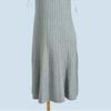 Foreign Trade Order French Style Round Neck Sleeveless Knitted Loose Dress Women Summer New Slim Fit Slimming Bright Silk A Word Long Dress
