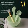 Goddess Facial Kit: Premium Mixing Bowl, Spoon & Brush for Traditional Chinese Medicine Masks