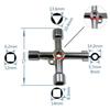 4 Way Utility Key For Electric Water Gas Meter Box Cupboard Cabinet Opening Key