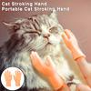 Кошка дразнит чехол для пальца, реалистичный дизайн, крошечная рука, палец, портативный кот, поглаживание, смешно