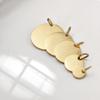 Engravable Stainless Steel Round Pendant with Hanging Ring for DIY Jewelry Bracelets & Necklaces