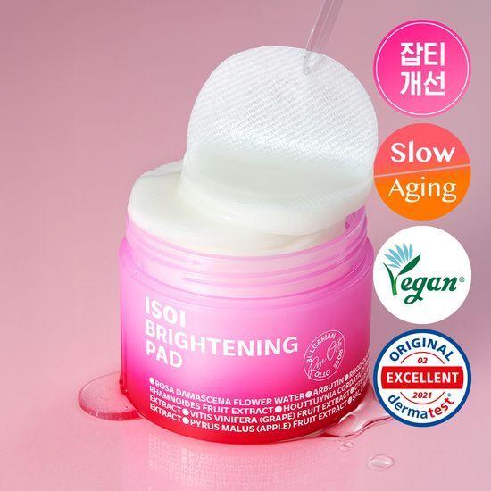 isoi brightening blemish pads 60 sheets