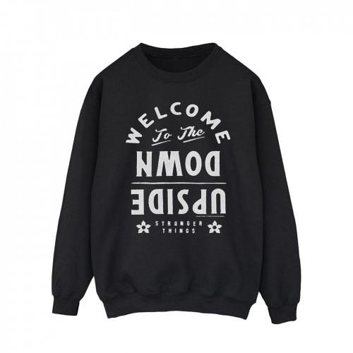 Netflix Mens Stranger Things Welcome To The Upside Down Sweatshirt