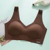 Бесшовное нижнее белье женское сексуальное красивое бюстгальтер сзади, тонкий бюстгальтер без стали, собранный верх с поддержкой, антипровисающий топ из ледяного шелка для женщин