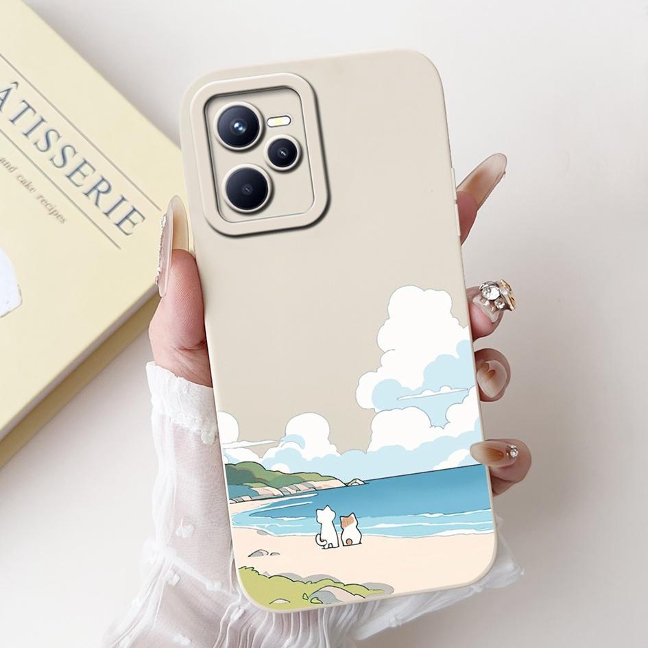 Чехол для Realme C35 Чехол для телефона Realme Narzo 50A Prime Милый мультяшный Защита камеры Мягкий Funda Для Realme Narzo 50A C 35 Coque