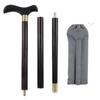 Трость для ходьбы из африканского черного дерева, съемная, эргономичная, для пожилых людей, 3-секционная, для восстановления