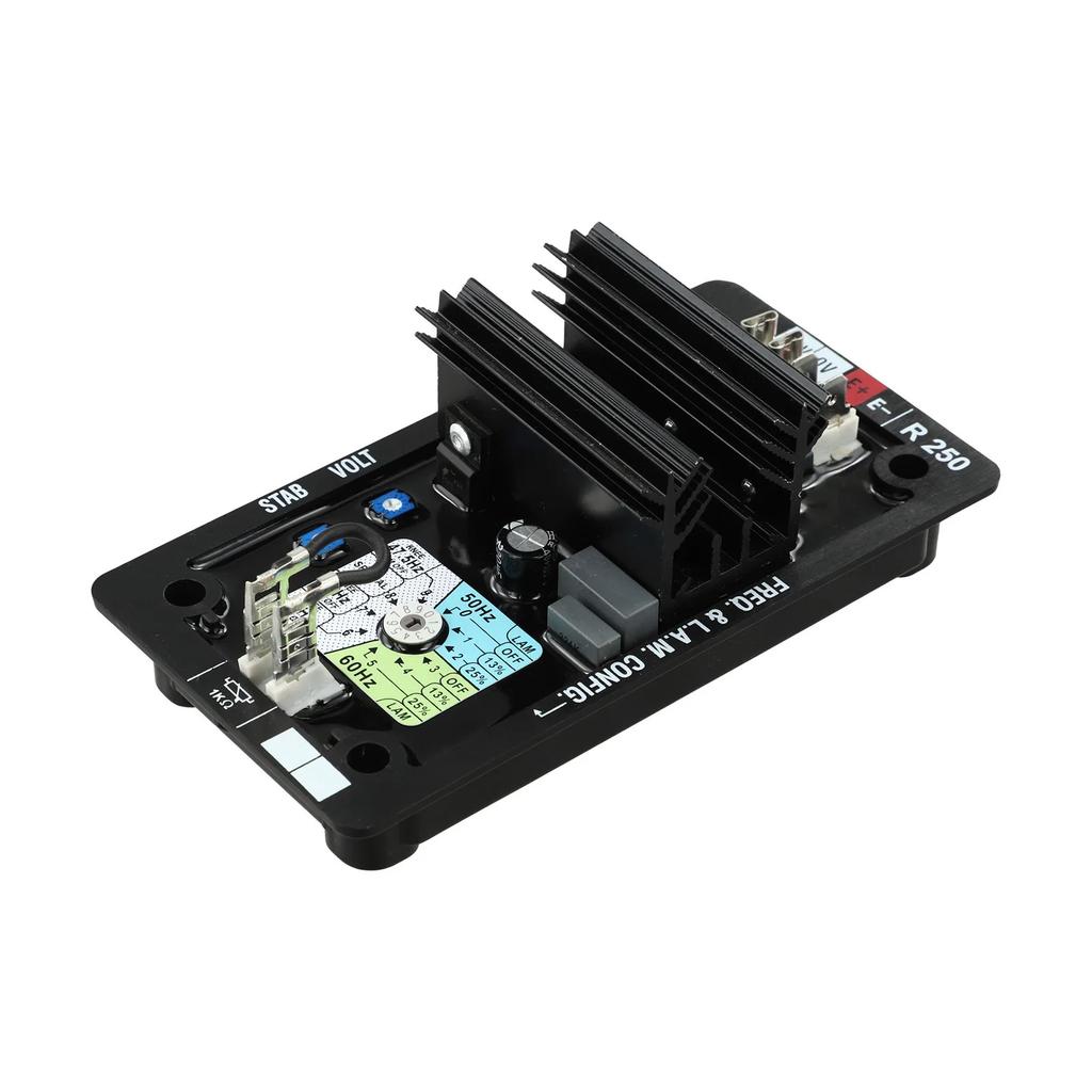 Fuse Protection Generator Maintenance AVR R250 Transistor Controlled Power Voltage Regulation For Parallel Excitation