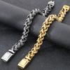 Vintage 316L Stainless Steel Bracelet for Men Men's Jewelry Accessories 13MM Width Twist Keel Chain Bracelets Man Birthday Gifts