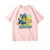 Paw Patrol Chase Unisexs Tshirts Power Ready For Action Graphic Tshirt Chest Print White Unisex Crew Neck Short Sleeve
