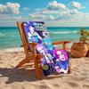 1Pc Kpop Demon Hunters Beach Towel, Quick Dry, Multi-Use for Beach Pool Gym Yoga Home Travel, Christmas, Halloween, Xmas Gift M929129