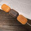 Сандаловое дерево Зеленый и Золотой Пятистрочный Узор DIY Браслет, Подвеска, Ожерелье, Цепочка для Телефона и Украшения.