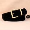 Women Genuine Leather Frosted Suede Casual Belts For Pants Skirts