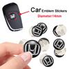 fxcp3 5/10Pcs Aluminium Metal Car Key Badge Stickers For Honda Civic FIT Accord Prelude CRV 5th City CRZ CRX Jazz HRV Pilot Odyssey