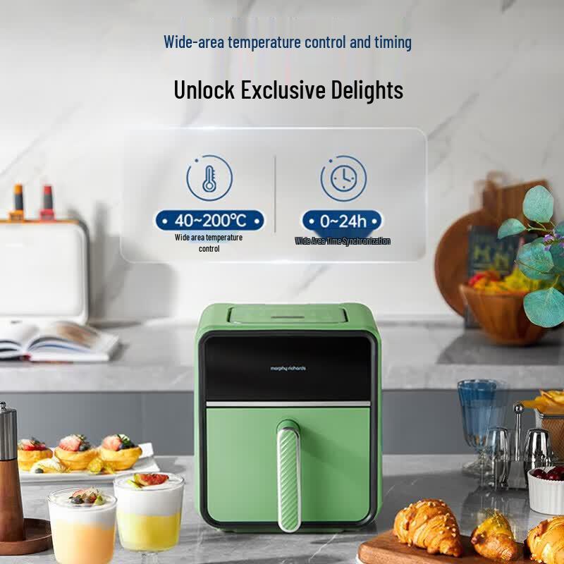 Аэрофритюрница Morphy Richards MR8101, 4 л, с прозрачной камерой, сенсорное управление, вилка CN (адаптер в комплекте)