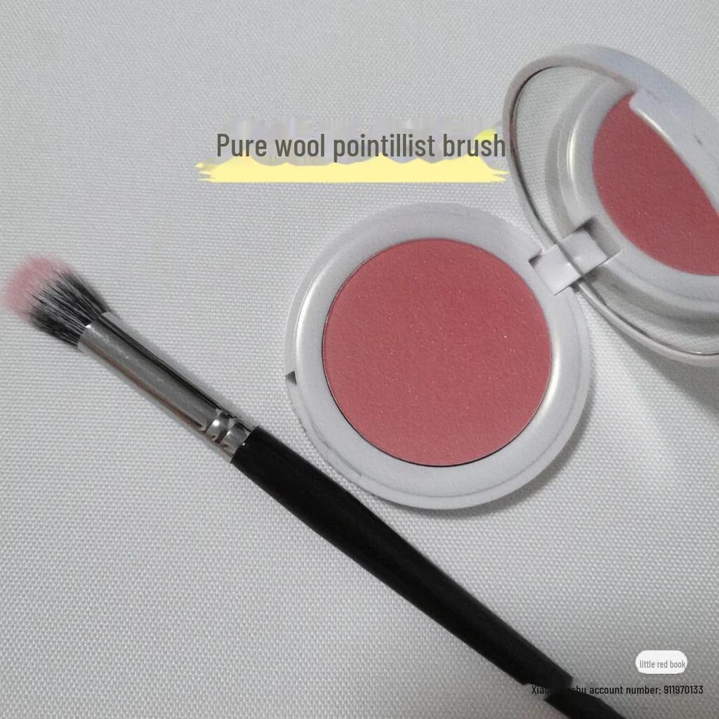 270 Round Head Concealer Brush for Flawless Application & 170 Foundation Brush with Soft Bristles for Beginners - Perfect for Covering Acne Marks.