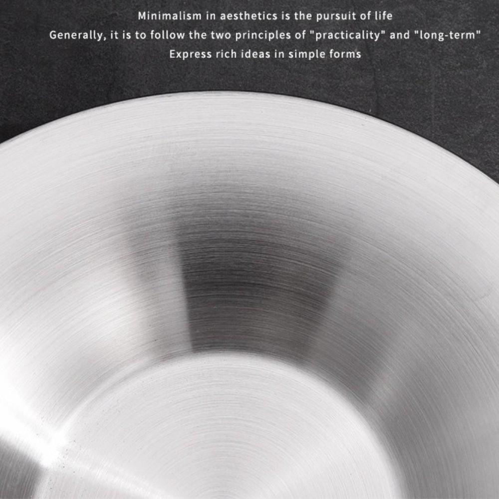 Deepened Design Stainless Steel Plates Gold Silver Color Noodles Bowl Tableware For Dining