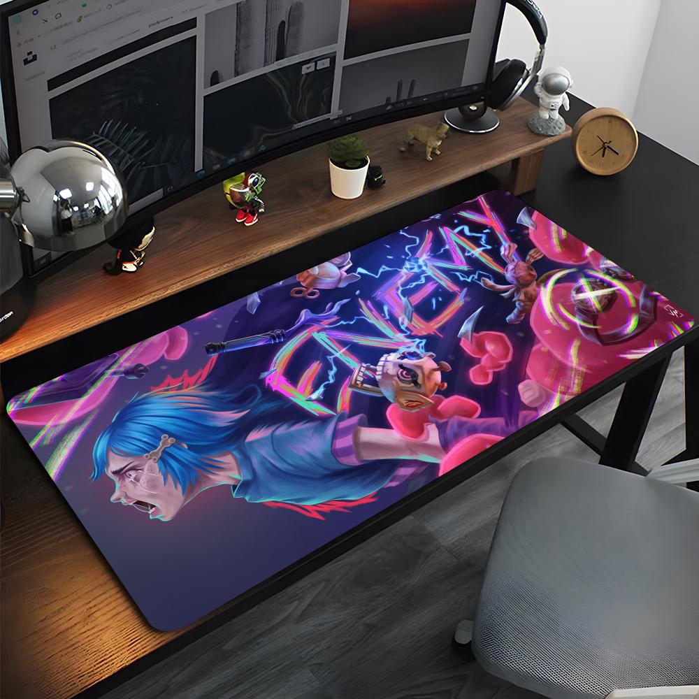 L-League Of Legends Jinxs Mouse Pad High Quality Natural Rubber Mouse Pad The Most Professional Washable Laptop Mouse Pad