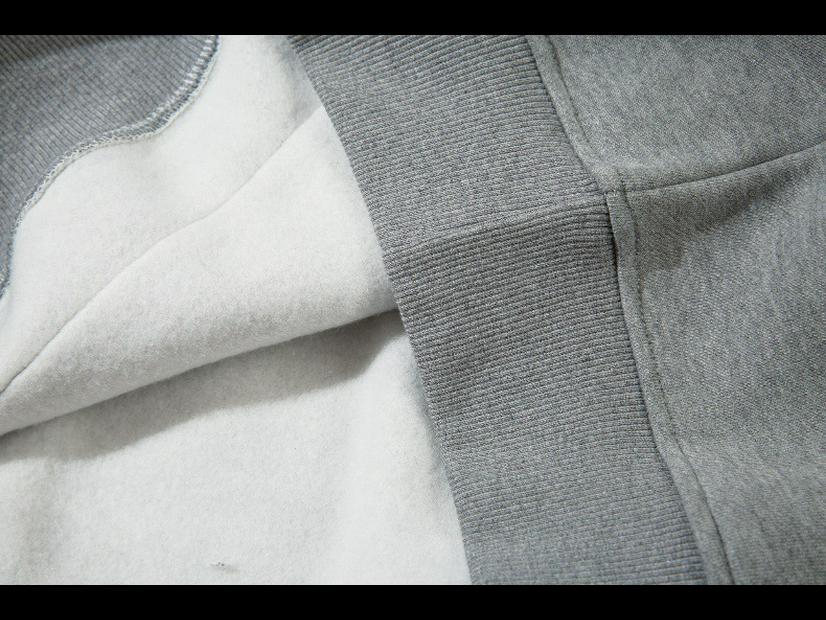 Толстовка с капюшоном American Autumn/Winter Stone Badge - Plus Velvet Hooded Sweater для пар