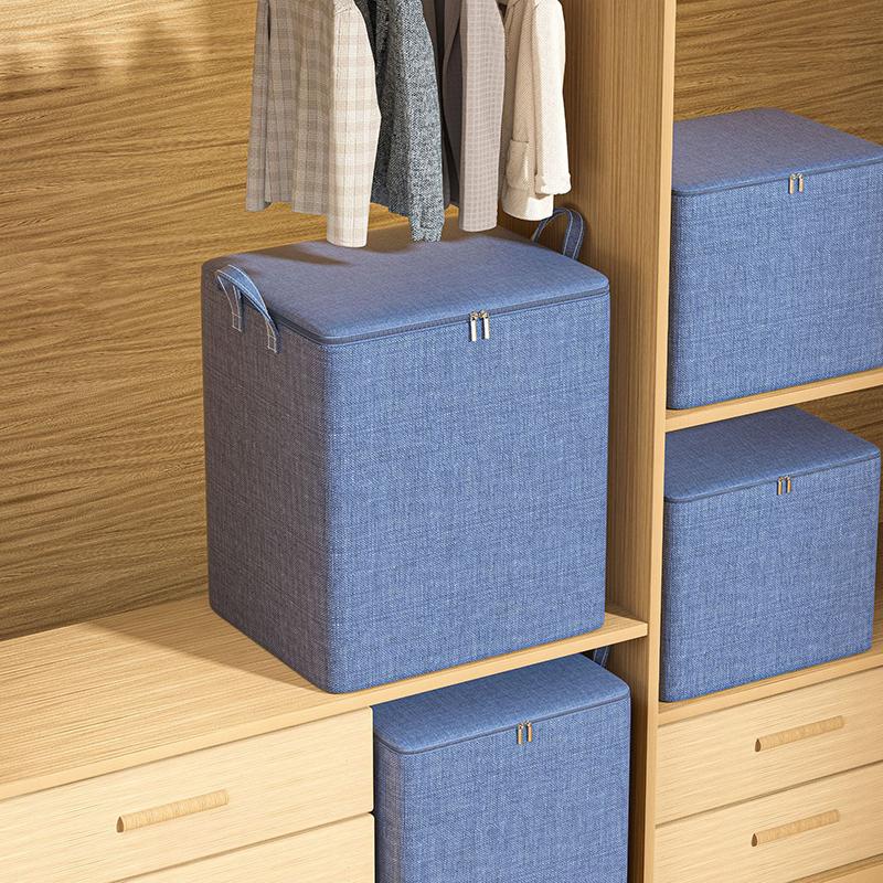 Складной органайзер для одежды, сумка для хранения одежды, вместительный органайзер для шкафа, контейнер для хранения, ящик для хранения с ручкой