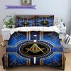 Masonic Freemason Pattern Bedding Quilt Set Quilt Cover Pillowcase Home Decoration Birthday Gift (1 * duvet cover + 2 * pillowcase, without core)